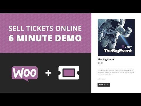 Setup an event website and start selling tickets in only 6 minutes