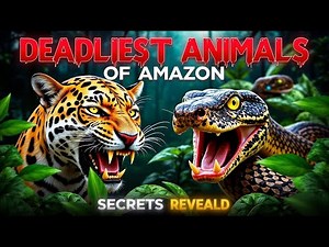 Deadliest Animals of Amazon Rainforest | 4K Wildlife Documentary