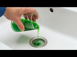 Just 3 Drops and Your Drain is Like NEW! No More Odor or Clogs