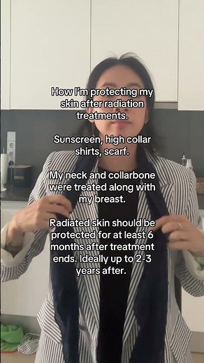 How I’m protecting my skin after radiation treatments.