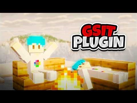 Endlich sitzen in Minecraft! 😱 | GSit-Plugin Tutorial | Java Edition