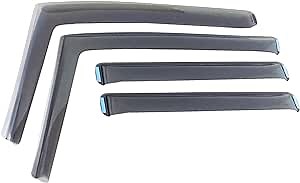 Window Visor Vent Sun Shade | Rain Wind Deflector Guard 2pcs | Fits Volkswagen Tiguan 2018-2023