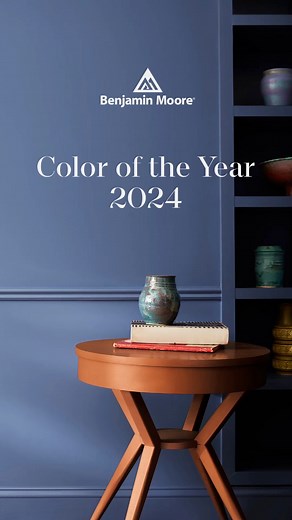 35K views · 236 reactions | Let our color team introduce you to the #ColorOfTheYear2024, Blue Nova 825. Watch to hear why they chose this elevated, sumptuous hue, then visit BenjaminMoore.com for color samples. #BenjaminMoore #ColorTrends2024 #Paint | Benjamin Moore | Facebook