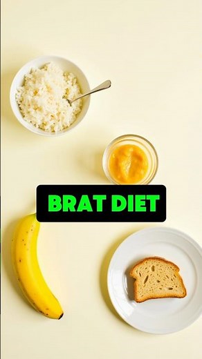 BRAT Diet Foods: Simple Options for Upset Stomach #nutritionfacts #healthylifestyle #healthyeating