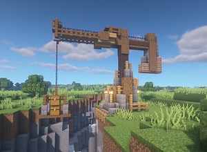 Beautifull Wooden Crane Minecraft Map