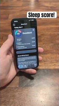 Apple Finally Added Sleep Score