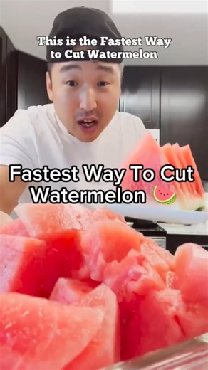 95K views · 1.6K reactions | How to cut Watermelon FAST & EASY ‍...