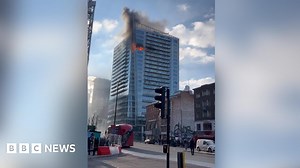 Aldgate fire: Large blaze at high-rise London tower block
