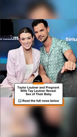 Taylor & Tay Lautner Break The Internet With Emotional Baby Sex Reveal! 🥹👶 #shorts
