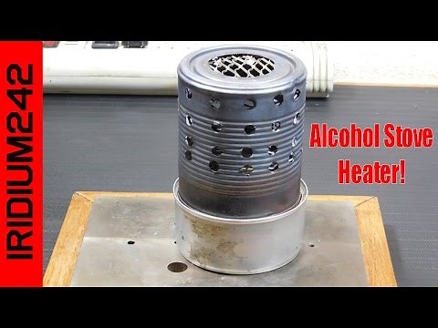 Home Made Alcohol Stove Heater