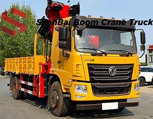 [Hot Item] New China Brand 4X2 Cargo Truck Mounted Crane Shenbai 6ton 8ton Knuckle Boom Crane on Sale