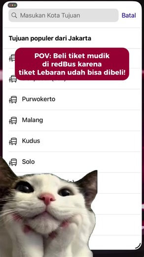 Tiket mudik Lebaran 2026 sudah bisa dibeli di redBus! ❤️🏠🚌💨 Beli tiketnya di redBus sebelum kehabisan! Gunakan kode promo ANABUS untuk mendapatkan diskon tambahan 30% buat tiket mudik kamu 😎 #tiketmudik #redBusIndonesia #travelmurah #promotiket #TiketBusOnline