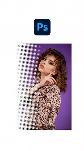 Photoshop Halftone effect on picture Trick