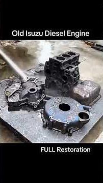 Abandoned Isuzu Diesel Engine Restored Like New! 😱 #amazing #restoration #reparing #restored #repair