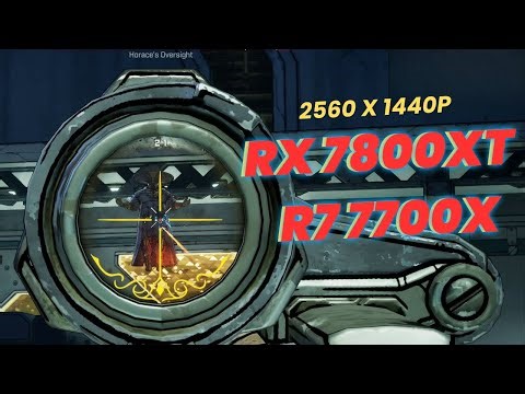 Borderlands 4 - 1440p Gameplay Benchmark - RX 7800XT - R7 7700X