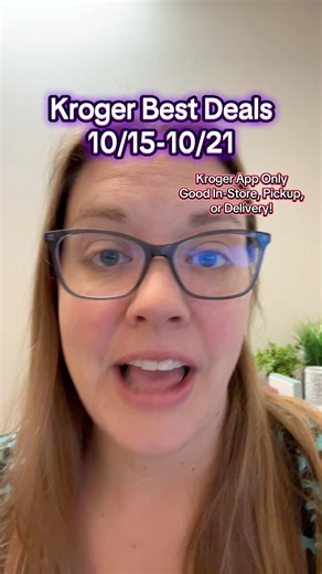 47K views · 646 reactions | Kroger best deals using only the Kroger app through 10/21- so will work for in-store, pickup, or delivery! #kroger #krogercouponing #krogerdeals #groceryshopping #extremecouponing #fblifestyle | Em’s Coupon Clips | Facebook