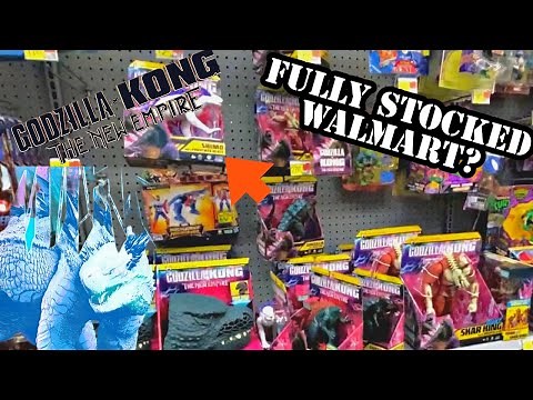 Score! Finding more Godzilla x Kong toys at Walmart! Full stock Godzilla X Kong toy hunting #4