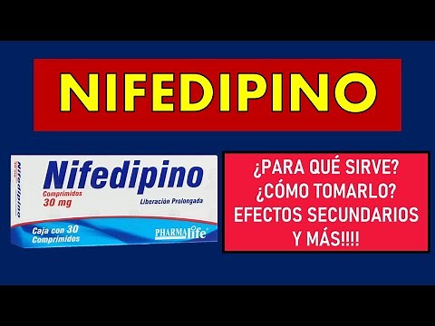 🔴 NIFEDIPINO | PARA QUÉ SIRVE, EFECTOS SECUNDARIOS, MECANISMO DE ACCIÓN Y CONTRAINDICACIONES