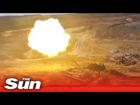 Russian heavy artillery targets Ukrainian units in 'battle of the big guns'