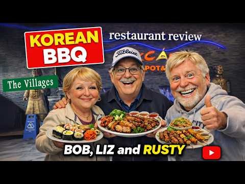 VILLAGERS TAKE ON VOLCANO! 🌋 First Time Hot Pot & Korean BBQ Restaurant Challenge! Bob, Liz, Rusty!