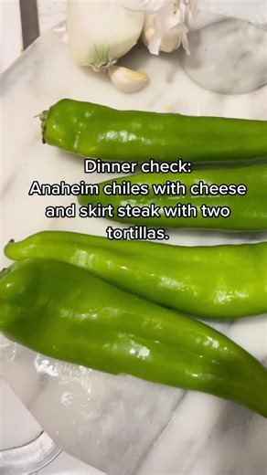 Delicious Air Fryer Anaheim Chiles with Skirt Steak