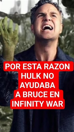 This is why #hulk didn't help #brucebanner in #avengersinfinitywar #avengersendgame #avengersdoom...