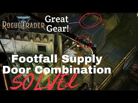 Footfall Combination Lock Solution Warhammer 40000: Rogue Trader Alpha