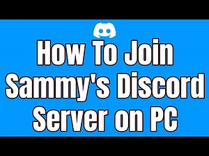 How To Join Sammy's Discord Server on PC
