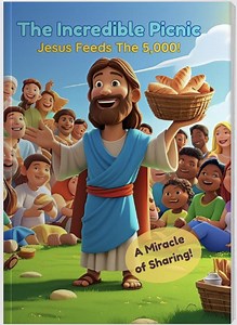 Digital Storybook: Jesus Feeds the 5,000 - Etsy
