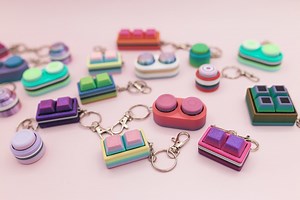 3D Printed Keycap Fidget Clickers, Super Clicky Fidget Keychains With Keyboard Switches, Fun Unique Typing Fidgets, Cute Fidgets for Gifts - Etsy
