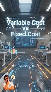 Variable Cost vs Fixed Cost | Cost Accounting | #shortsvideo #costing #basicconcepts