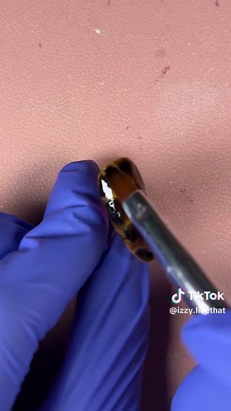 Tortoise Shell Nail Art Tutorial for November Designs