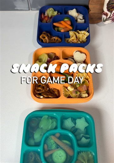 Game Day Snack Packs in 10 Minutes