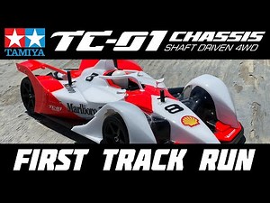 Tamiya TC-01 Formula E GEN2 - First Track Run Practice Laps #tamiya #rcformulae #tc01