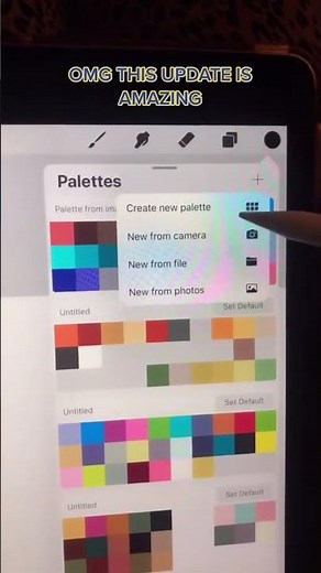 Color Magic with #procreate #procreateupdate #colorpalette
