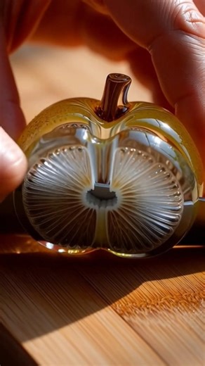 cutting lichi Action 😋 #howtomakechocolateathome