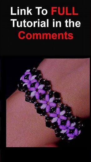Elegant Superduo Bracelet #beading #beadingtutorials #superduobracelet