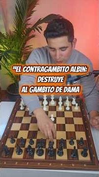 💣 “Derrota el Gambito de Dama con el Contragambito Albin ♟️🔥 #TrampasDeAjedrez #Chess #ajedrez