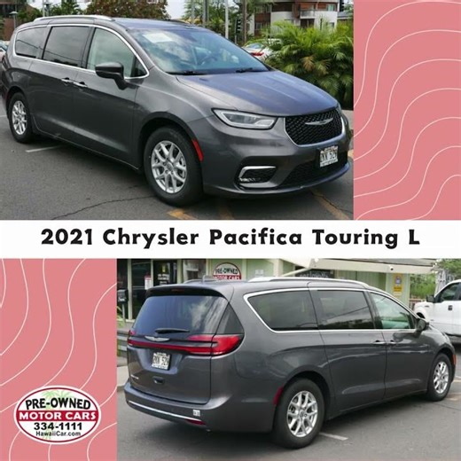 🚐 2021 Chrysler Pacifica Touring L – Comfort, Space, and Style in One Package!