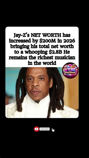 Jay-Z Hits $2.8B — Still the Richest Musician in the World 👑💰#jayz #shorts