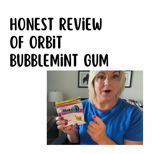 Watch Honest review of Orbit bubble-mint gum on Amazon Live