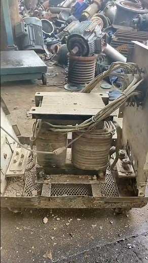 Old Type Transformer Arc Welding Machine Has Disassemble For Recycling #arcweldingmachine #welding