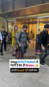 717K views · 668 reactions | Omg Kriti Sanon Spotted in same Dress she was wearing in morning before leaving Mumbai Airport… and now same dress on Arrival Follow @limboo_india for more ✨ | Limboo India | Facebook