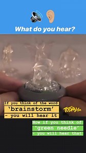 115K views · 303 reactions | What do you hear?  This will absolutely wreck your head!  - If you think ‘brainstorm’, you will hear it - If you think ‘green needle’, you will hear it | Today FM | Facebook
