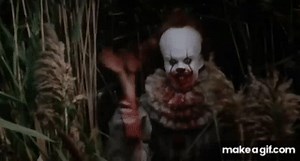 It 2017, Pennywise waving with cut off arm on Make a GIF