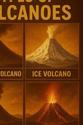 Types of volcanoes 🌋