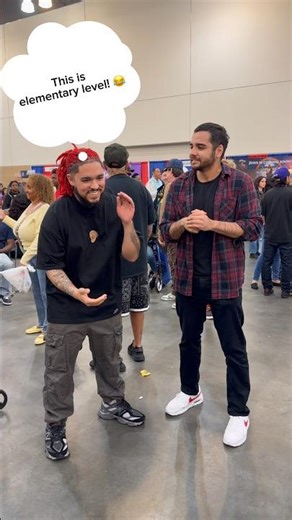 Found the most confident man at the Deaf Expo 😂🤙#deaf #expo #funny @defstar