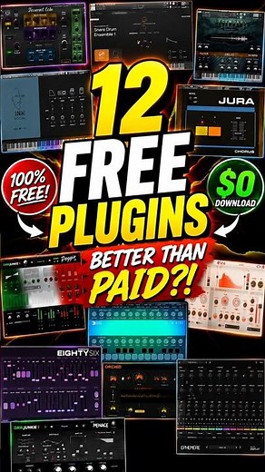 FREE Plugin Alert🚨12 FREE Plugins