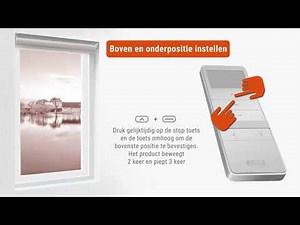 Het verwijderen en opnieuw instellen van de eindpositie's van een Bi-directionel grijze Brel motor