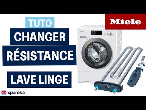 How to replace the heating element in a Miele washing machine? (Cold water, long cycle, error)